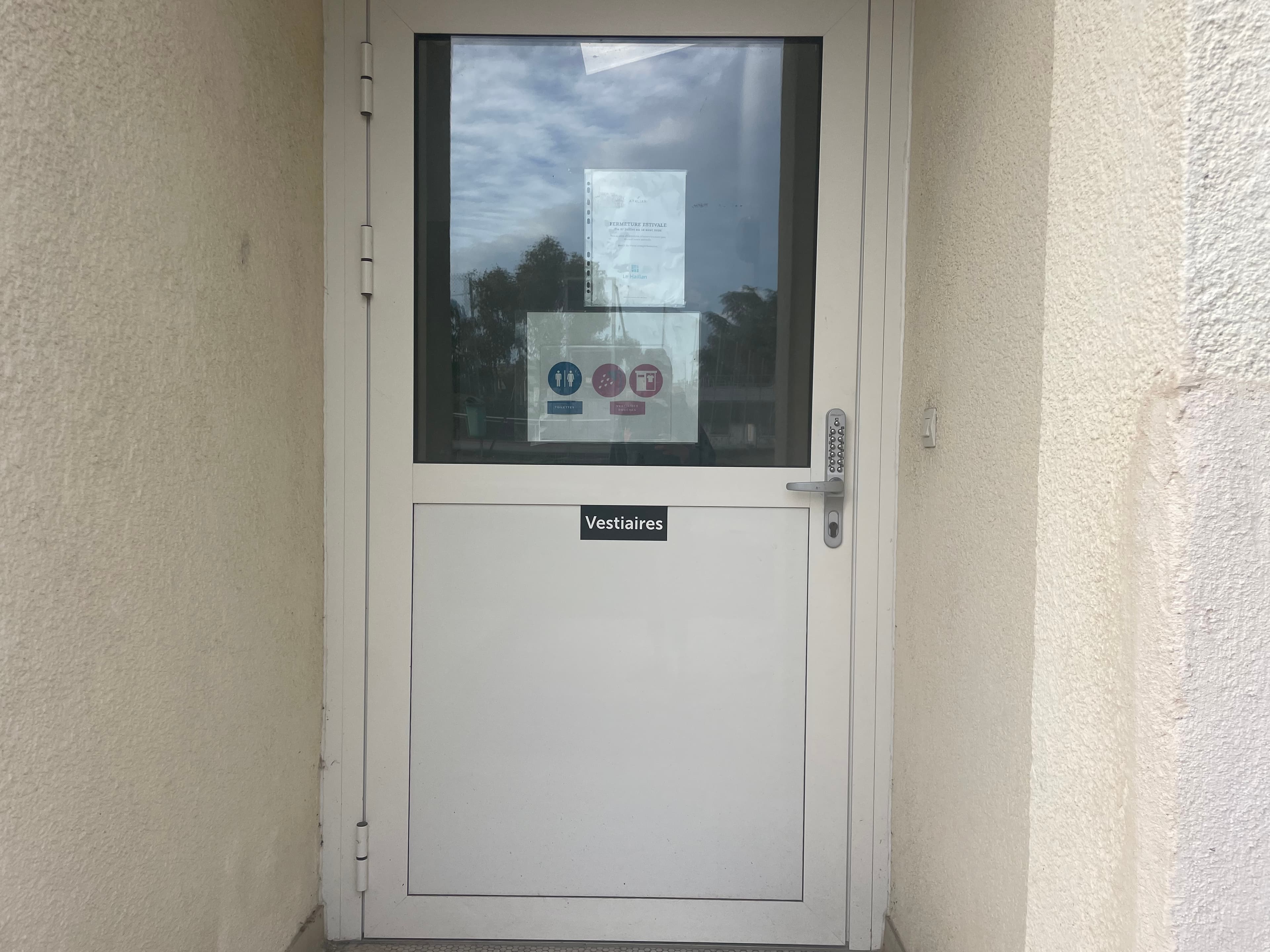 Vestiaires du club